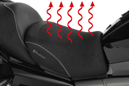 AKTIVKOMFORT rider seat with seat heating - standard - black