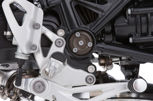 footrest lowering kit rider (EURO 5) - black