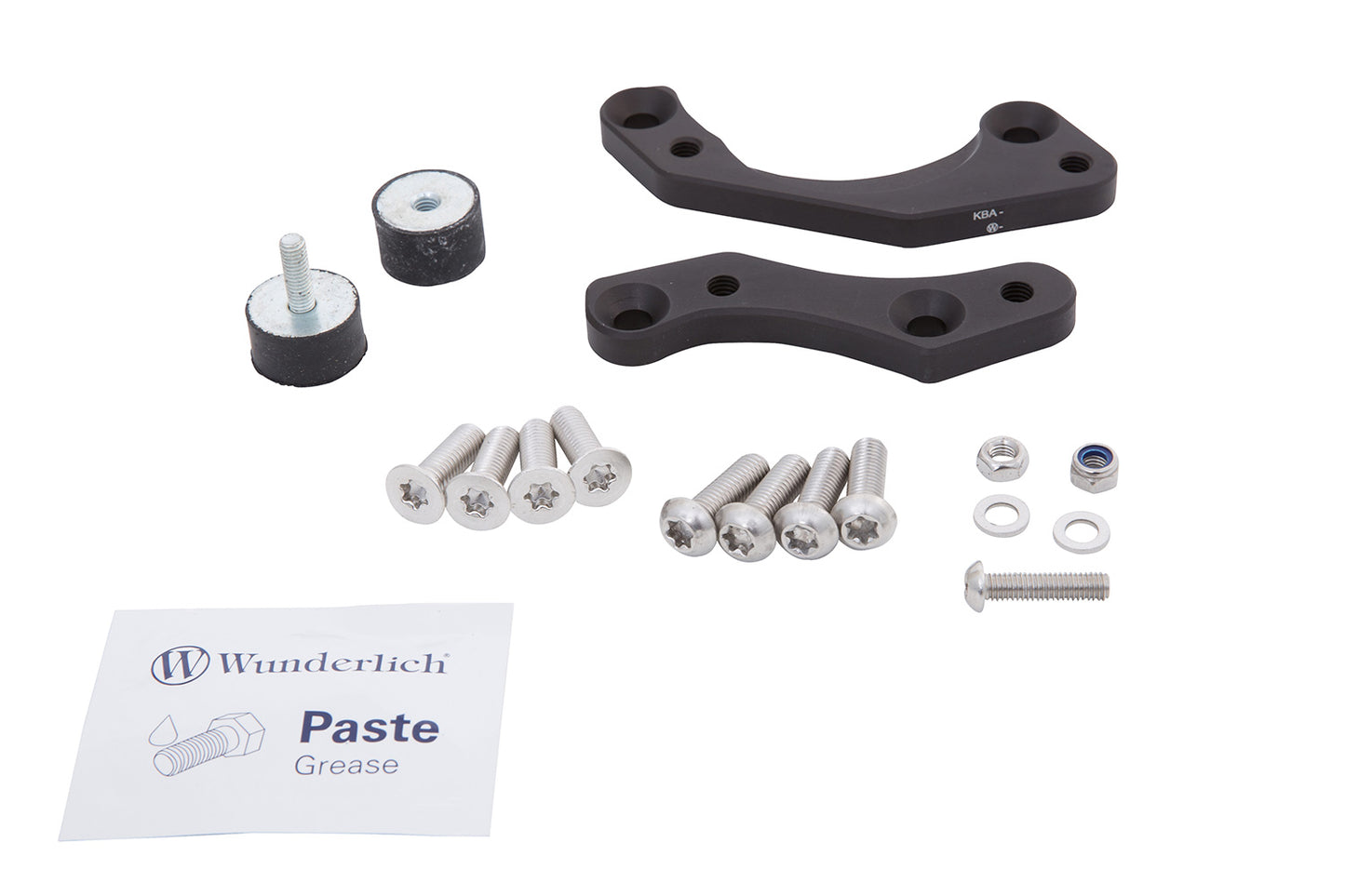 footrest lowering kit rider (EURO 5) - black