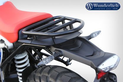 pillion luggage rack “Rallye” - with passenger frame - black