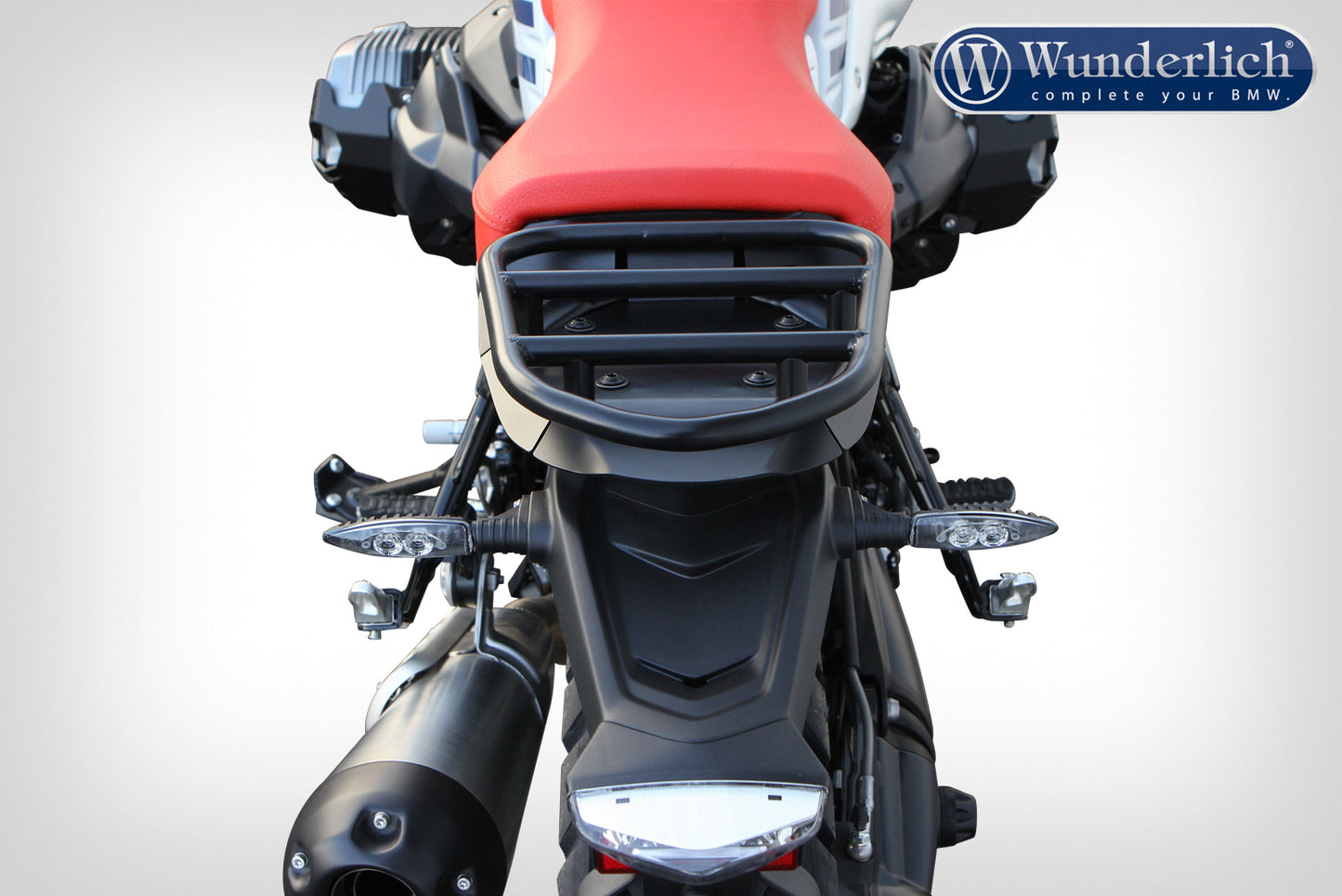 pillion luggage rack “Rallye” - without passenger frame - black