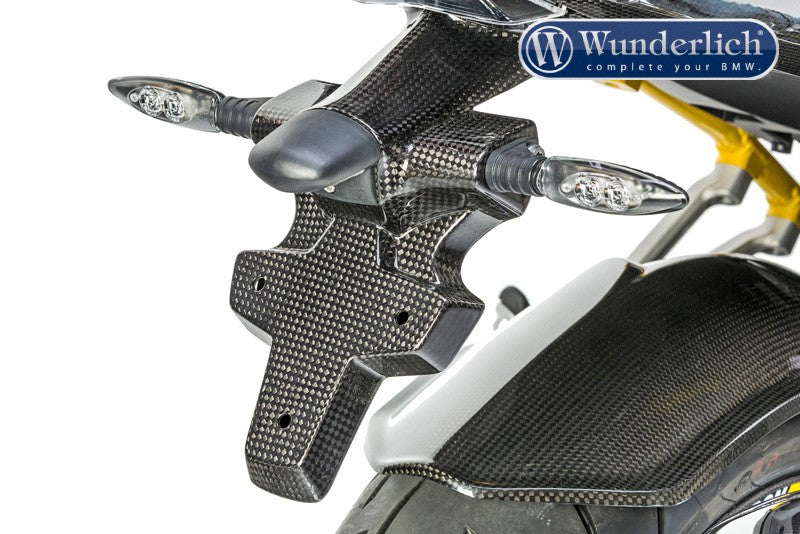 Licence plate holder (2-part) – carbon
