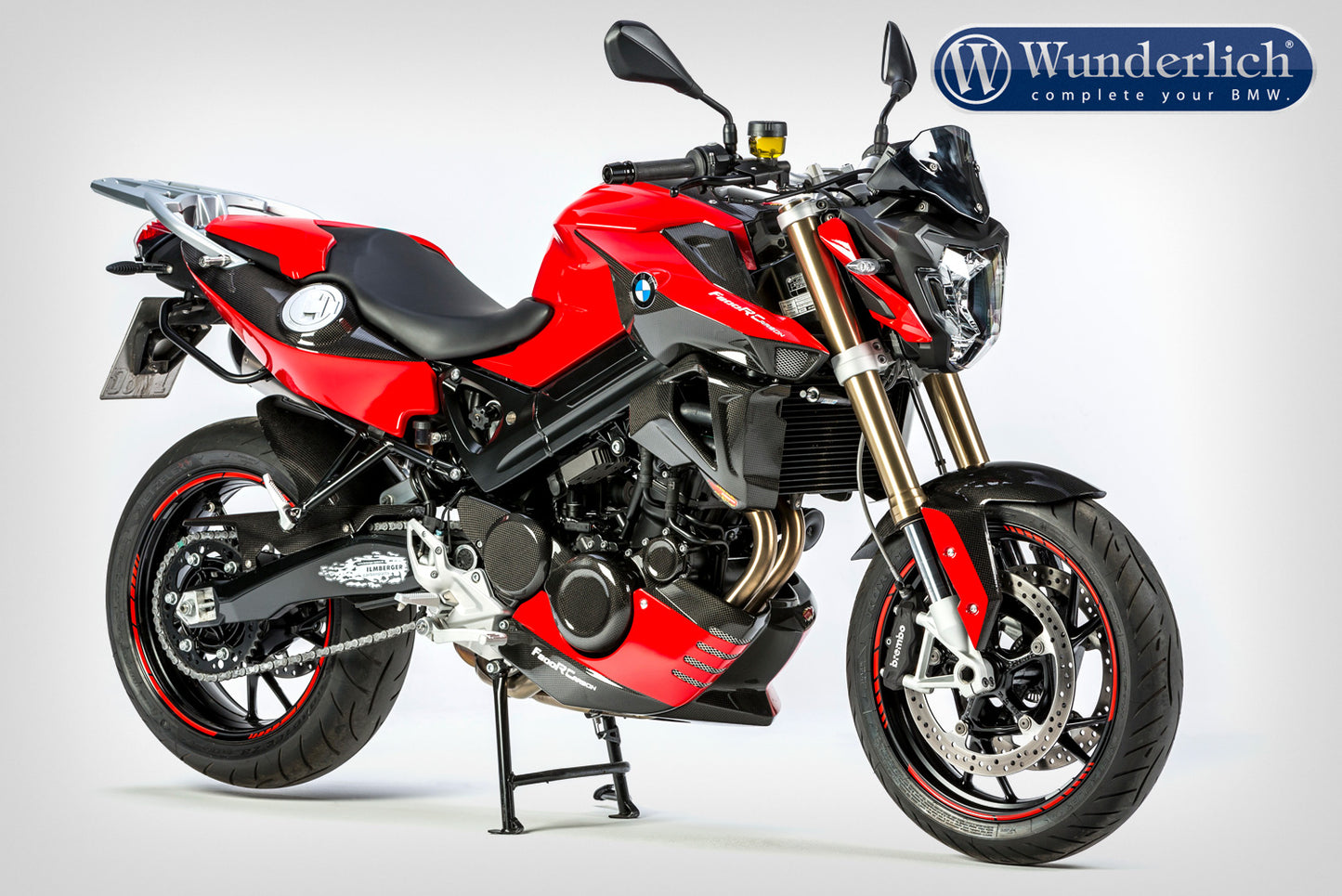 Water cooler protection F 800 R 2015 - left - carbon