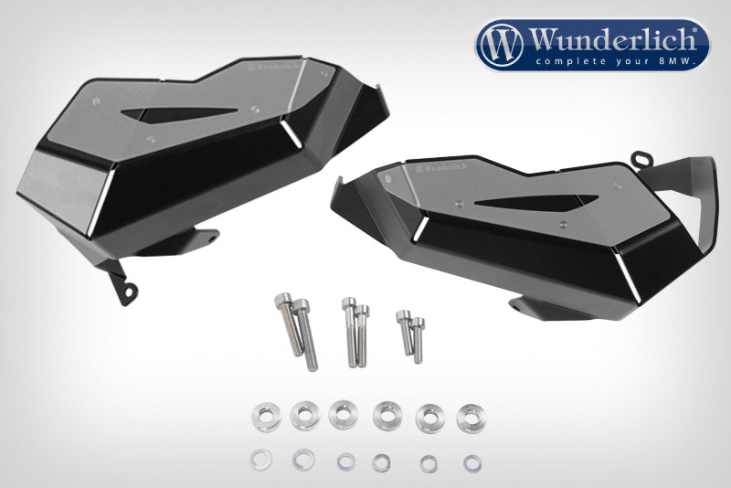 Wunderlich Valve cover & cyl protectors dakar set  black