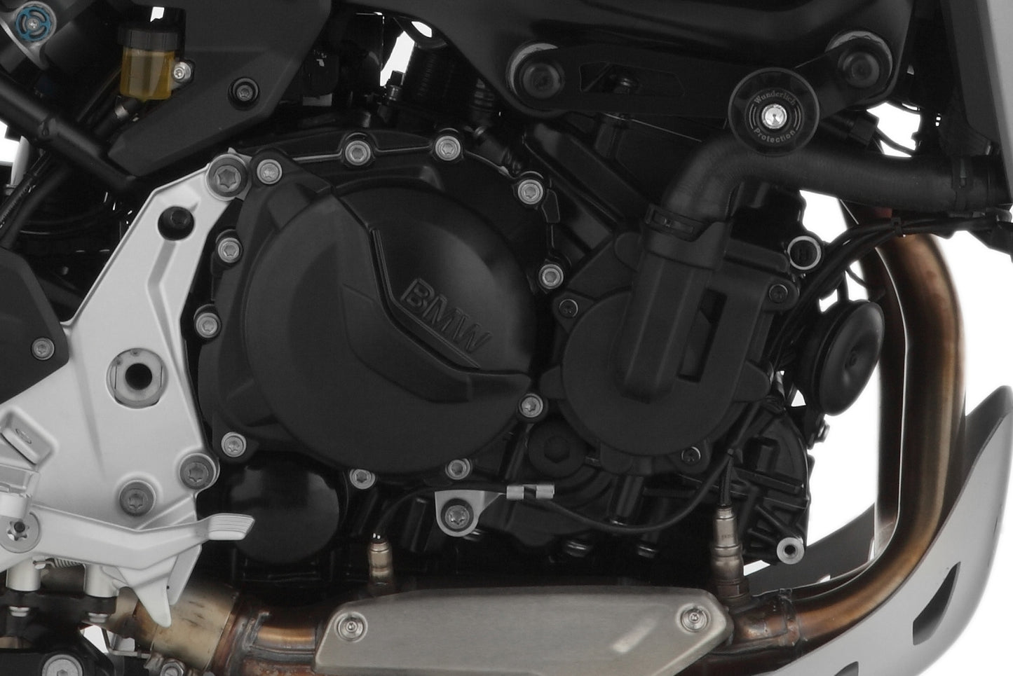 protective cover set for clutch, alternator and water pump - black