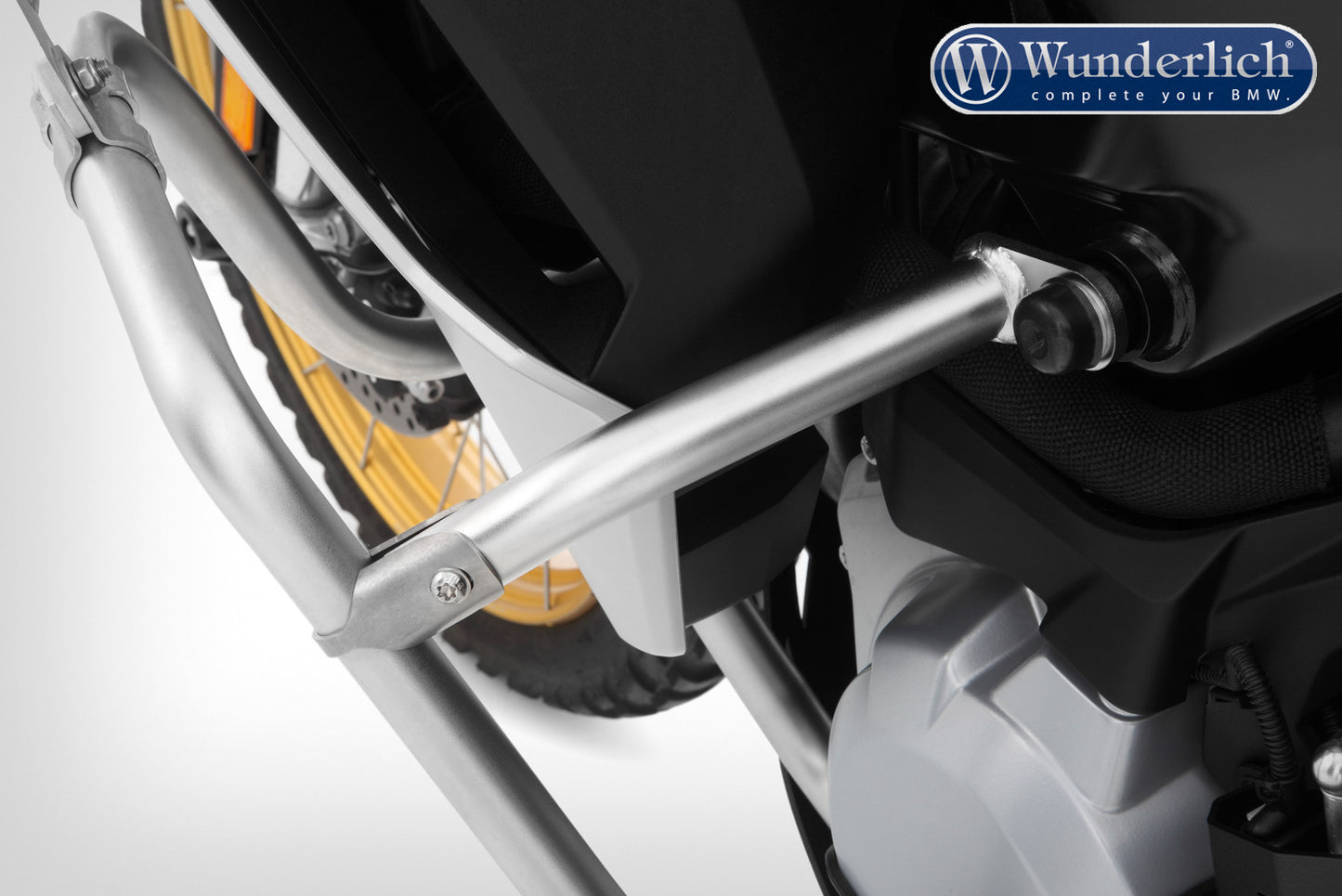 reinforcement bar for the original engine protection bar - stainless steel