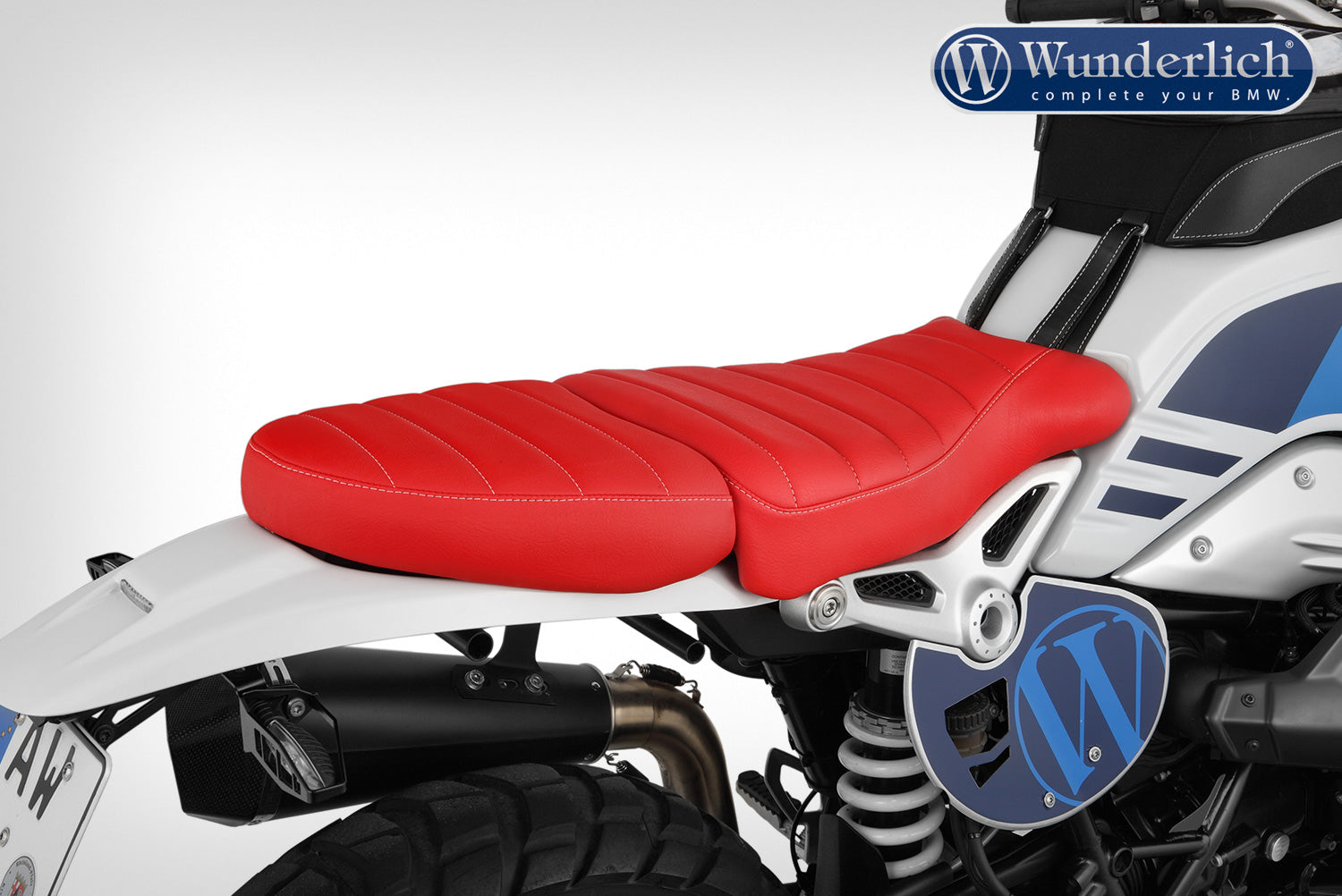 Wunderlich passenger seat AKTIVKOMFORT - rear - orange