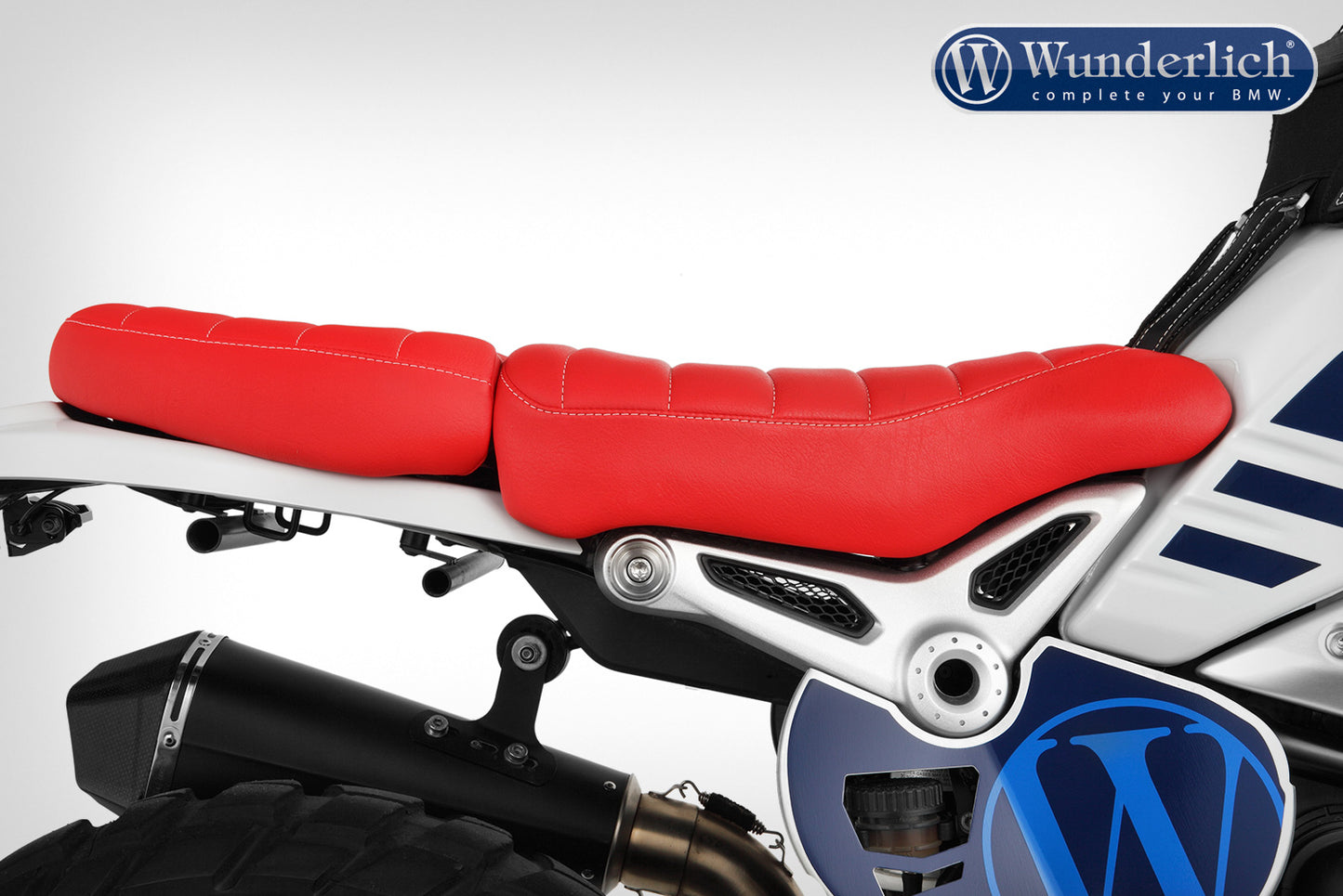 Wunderlich passenger seat AKTIVKOMFORT - rear - orange