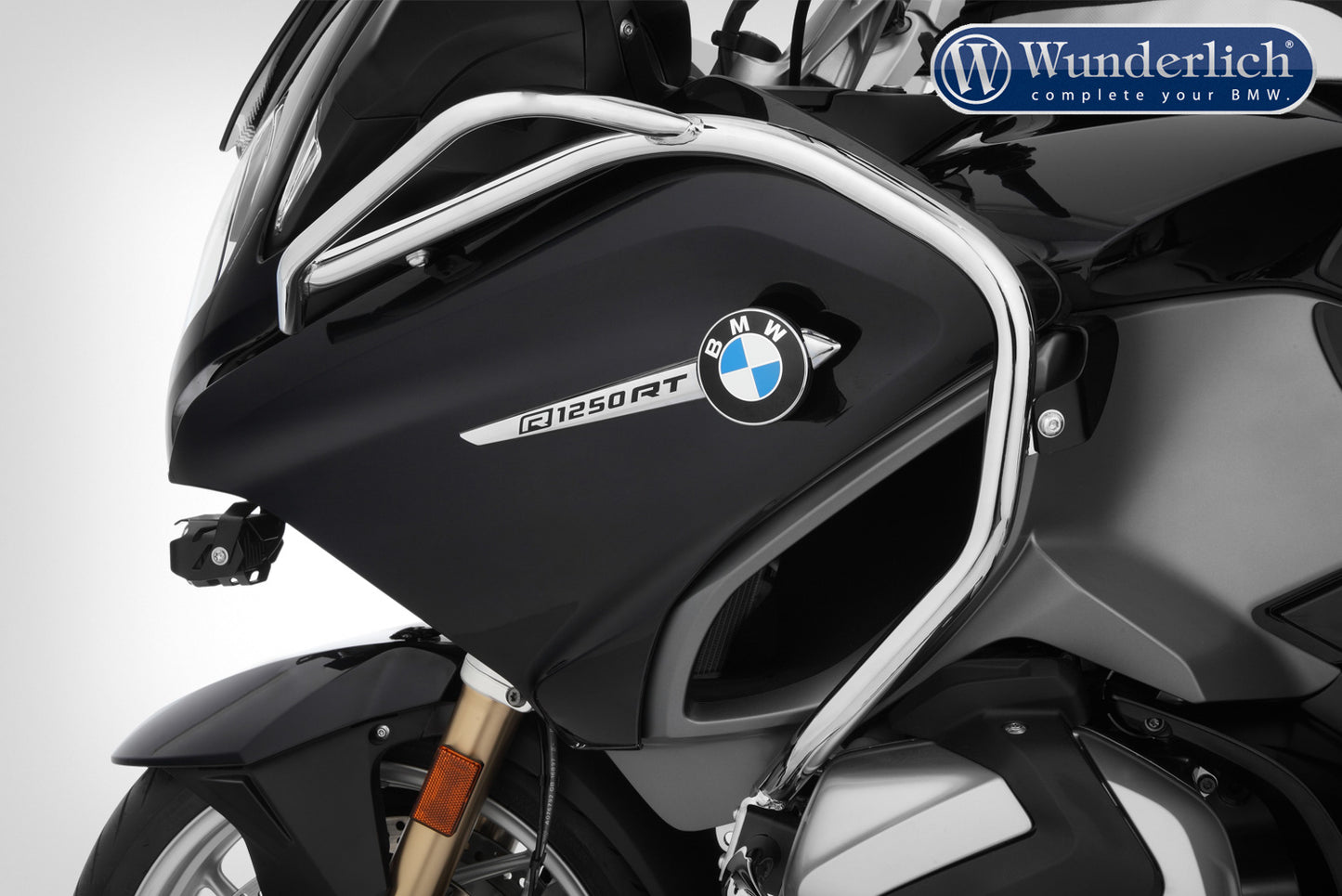 tank protection bar -  chromed