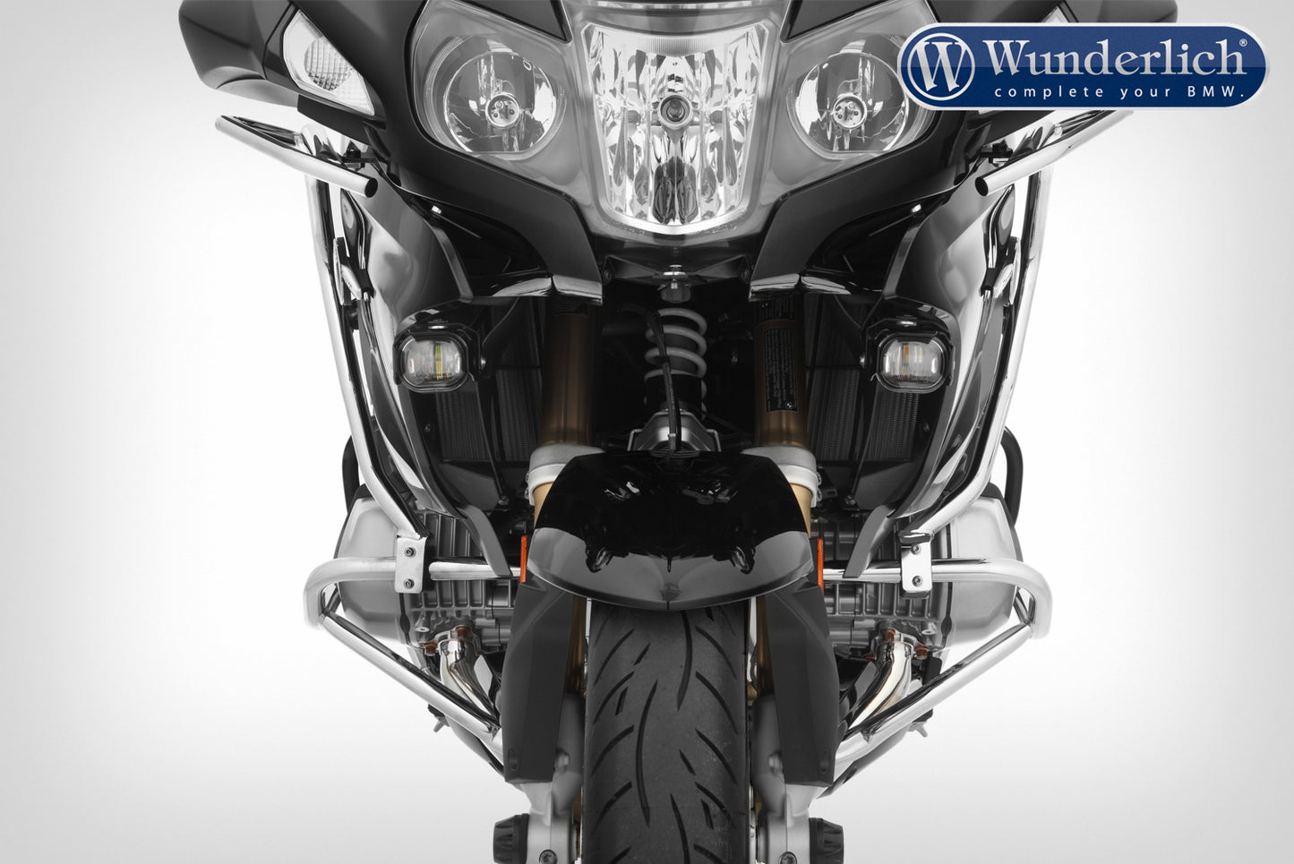 tank protection bar -  chromed