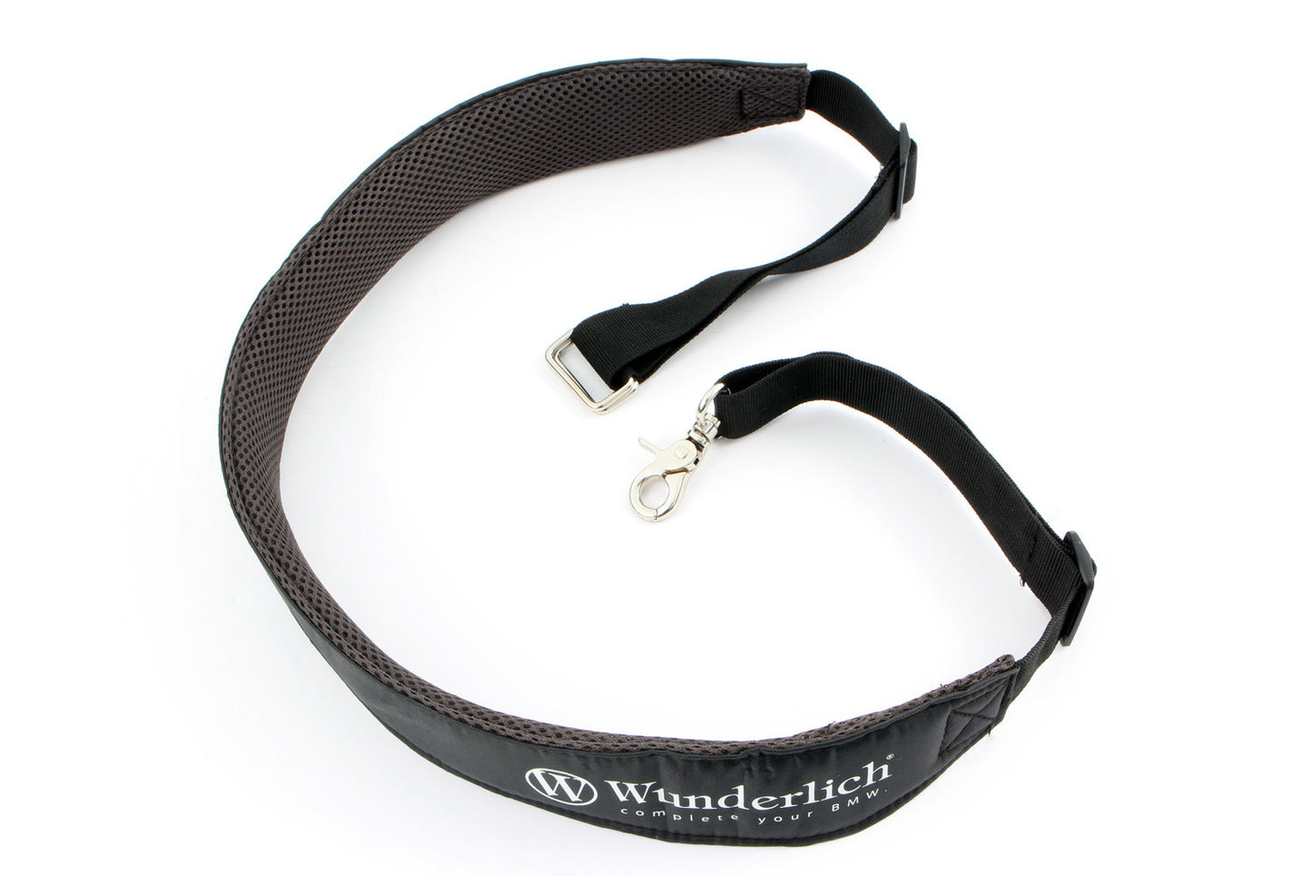 helmet carry strap - Double D-ring lock - black