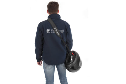 helmet carry strap - Double D-ring lock - black