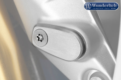 flasher bracket cover - silver