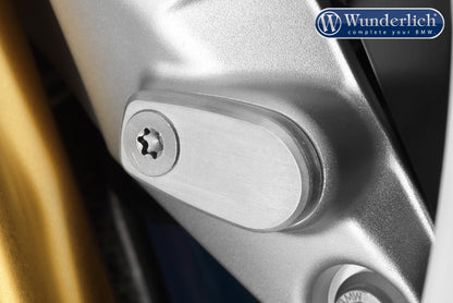 flasher bracket cover - silver