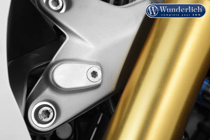 flasher bracket cover - silver