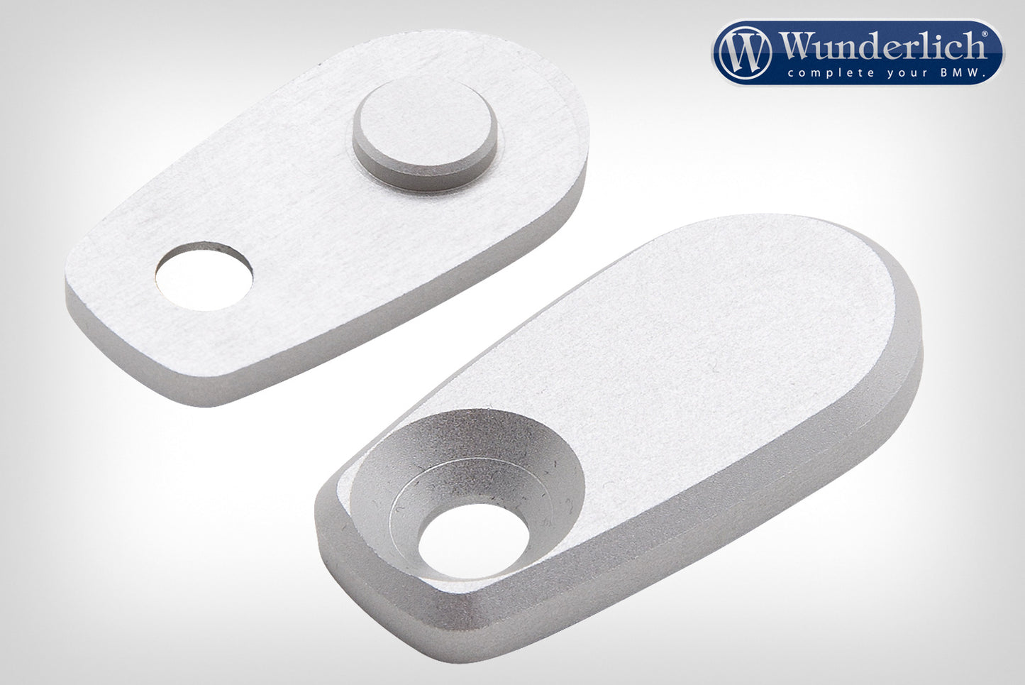 flasher bracket cover - silver