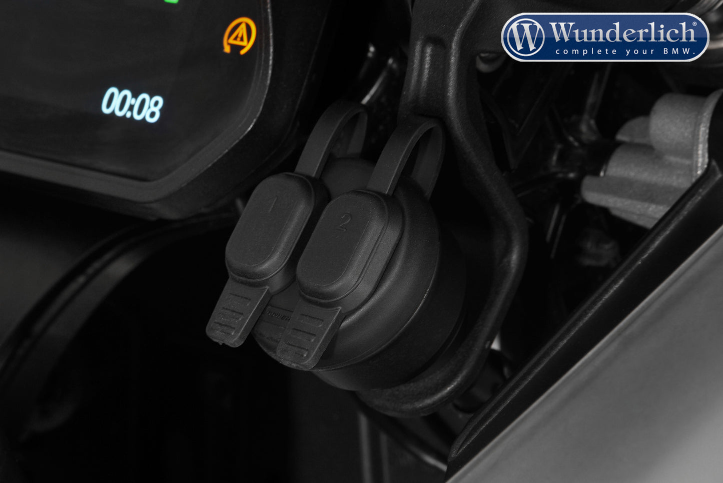 Wunderlich USB dual socket - black