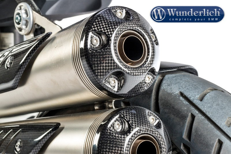 Muffler cover (2-part) – carbon