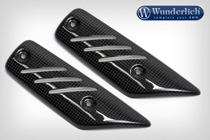 Exhaust heat guard (2-part) – carbon