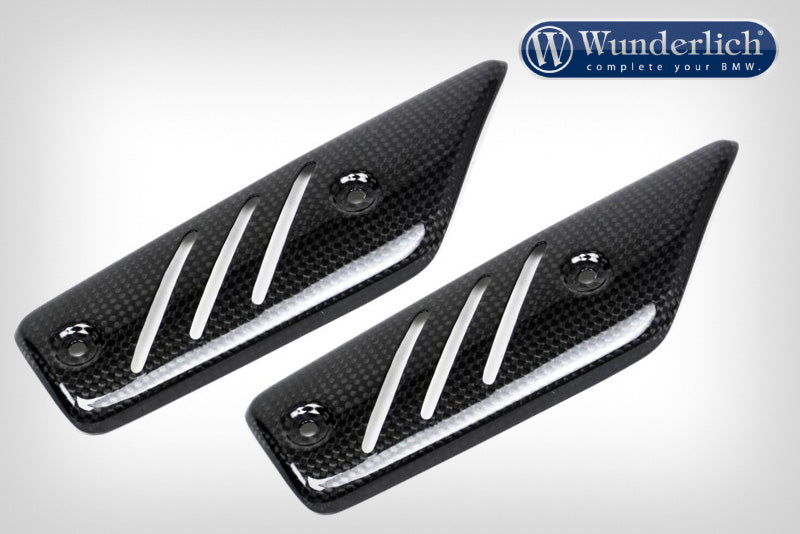 Exhaust heat guard (2-part) – carbon