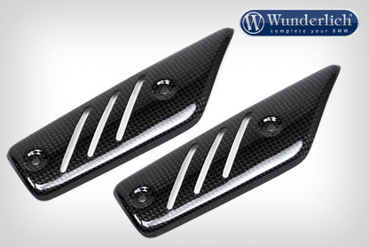 Exhaust heat guard (2-part) – carbon