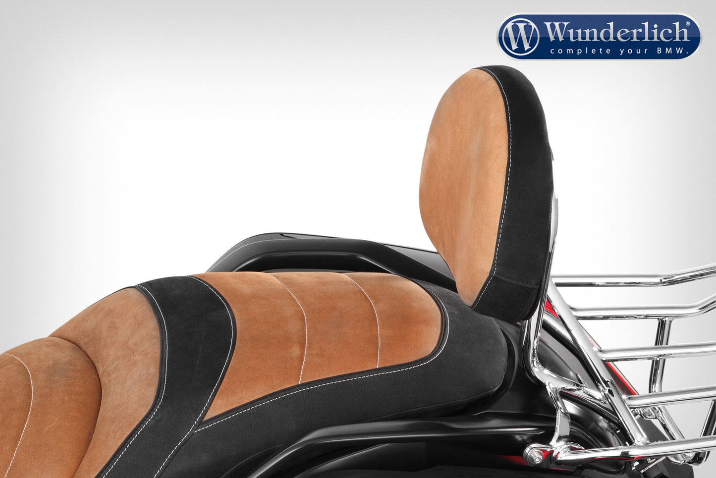 Wunderlich back cushion for sissy bar K1600 B - Cognac