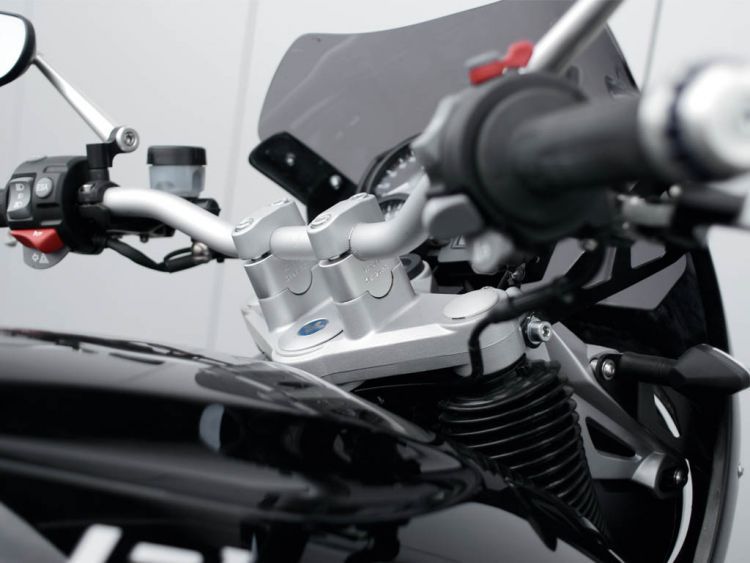 Wunderlich Handlebar risers - silver