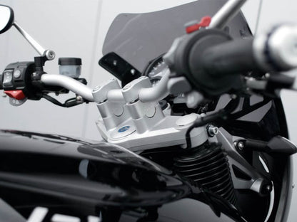 Wunderlich Handlebar risers - silver