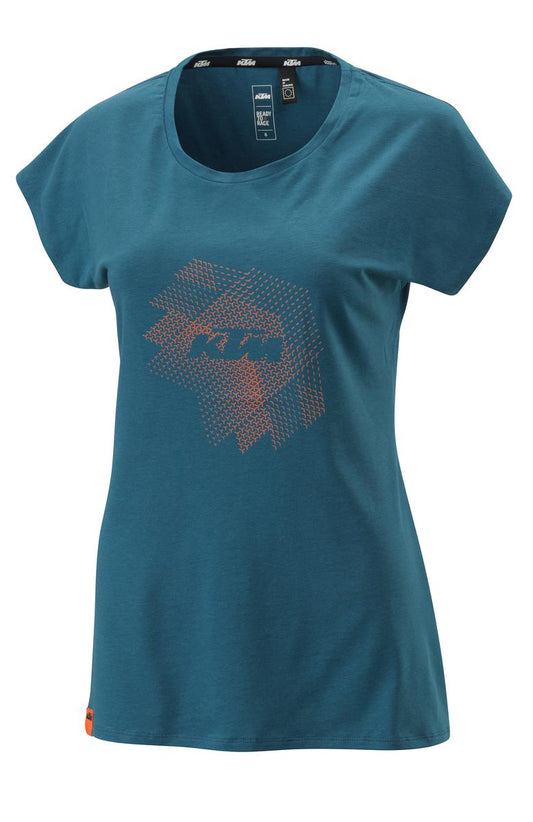 KTM WOMEN STYLE TEE BLUE